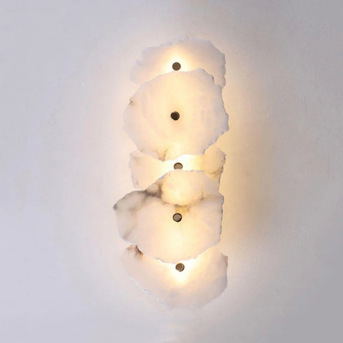 applique murale led en marbre naturel pour hôtel allée