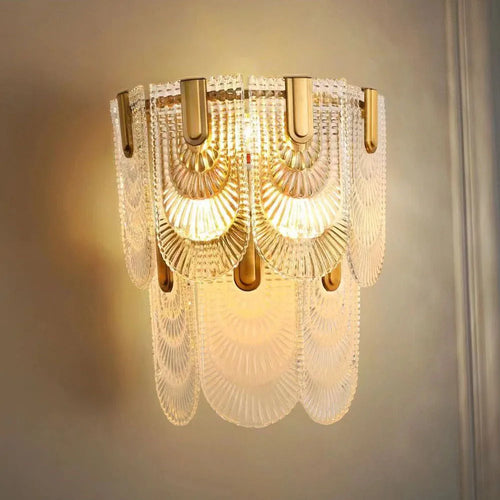Design-Wandleuchte aus Glas für moderne Inneneinrichtung - vue 4 sur 12