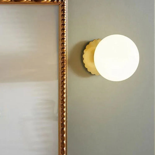 Applique murale led rétro en verre style nordique décorative idéale pour café