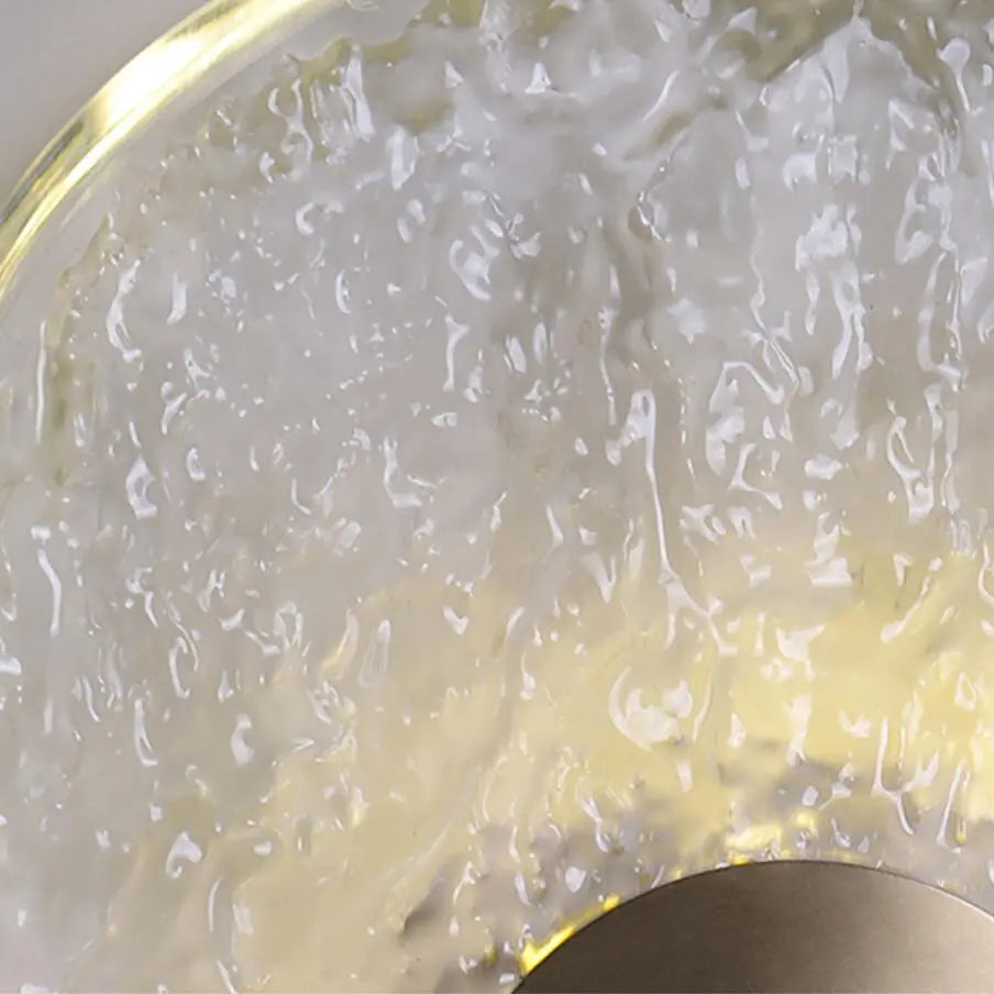 Lampe de chevet en verre et cuivre - vue 8 sur 8