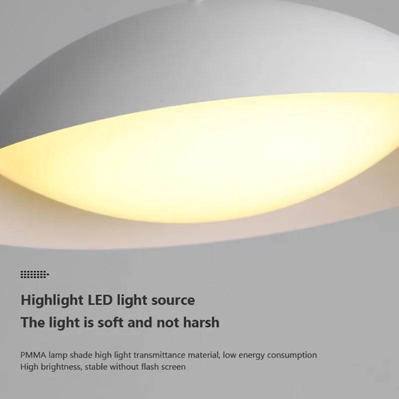 Moderne Pendelleuchte aus minimalistischem Eisen für den Innenbereich - vue 6 sur 10