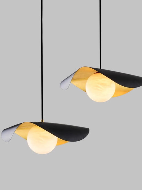 Postmoderner Marmor-Kronleuchter LED für luxuriöse Dekoration - vue 4 sur 16
