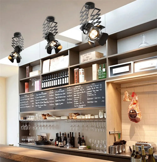 Pendelleuchte Vintage im Industrial-Stil für Café und Restaurant - vue 6 sur 6