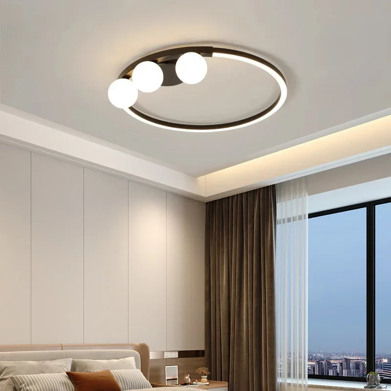 plafonnier led minimaliste moderne lustres éclairage luminaire
