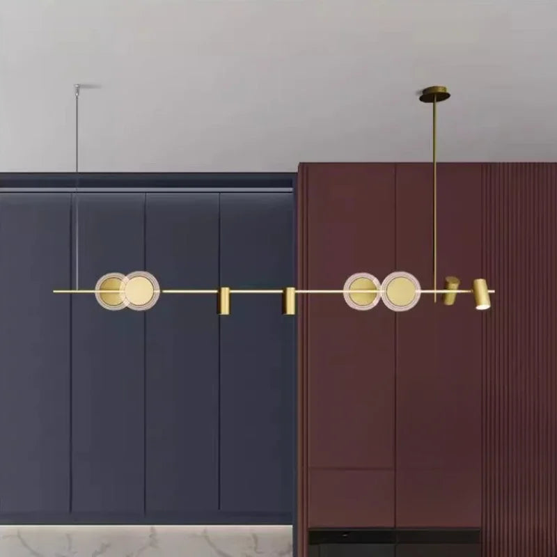 suspension à led nordic line design moderne pour décoration intérieure - vue 6 sur 7