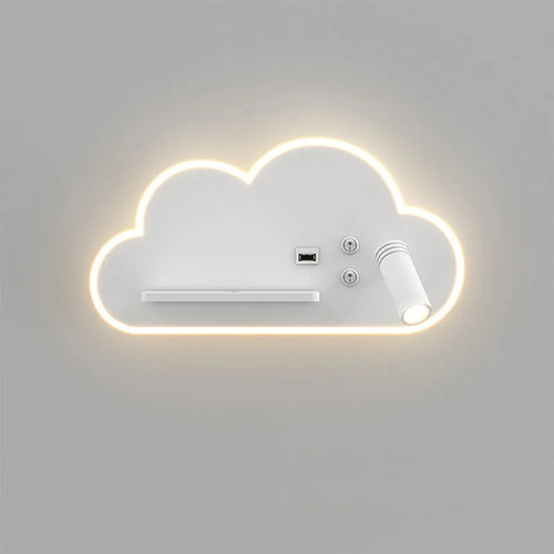 lampe de lit led multifonction avec chargeur sans fil usb