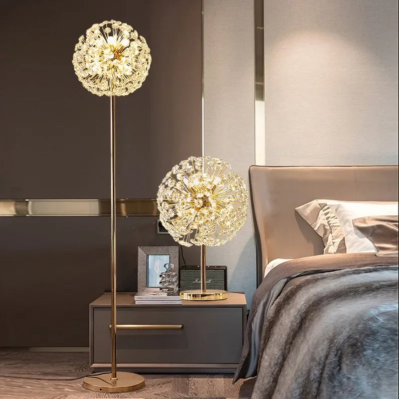 Lampe de chevet en cristal étoilée - vue 3 sur 5