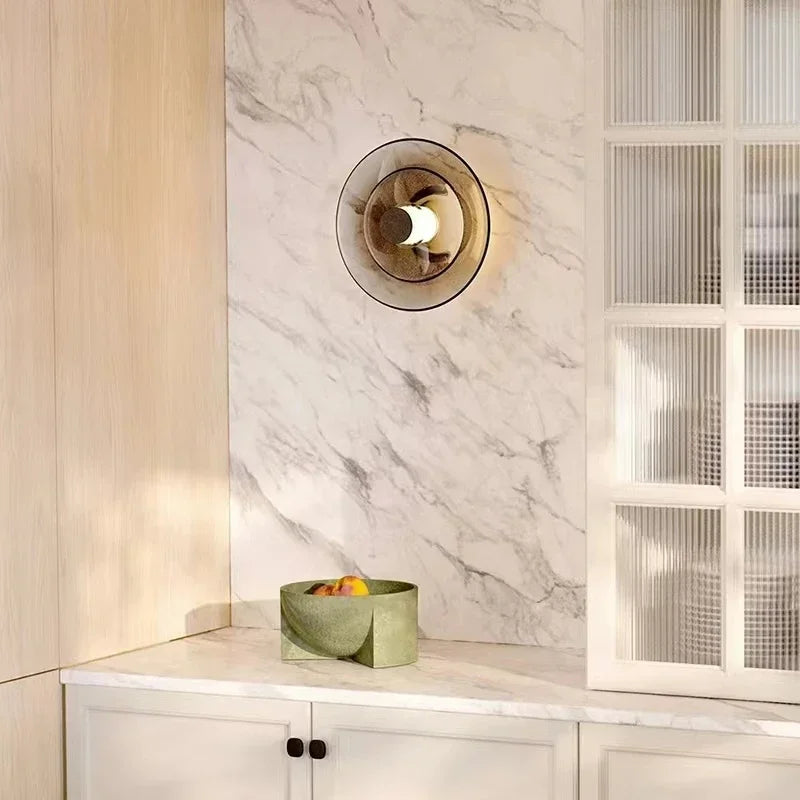 applique murale moderne en verre pour décoration intérieure élégante - vue 3 sur 18