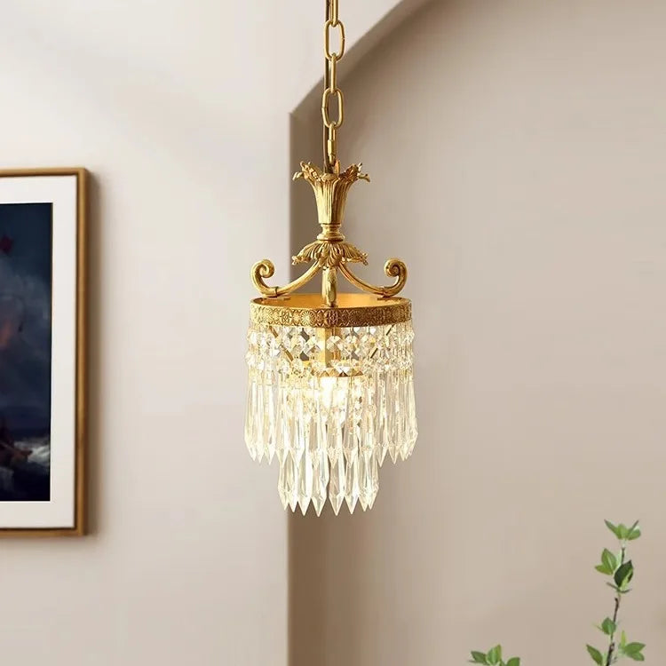 suspension moderne en cristal pour éclairage intérieur élégant - vue 4 sur 7