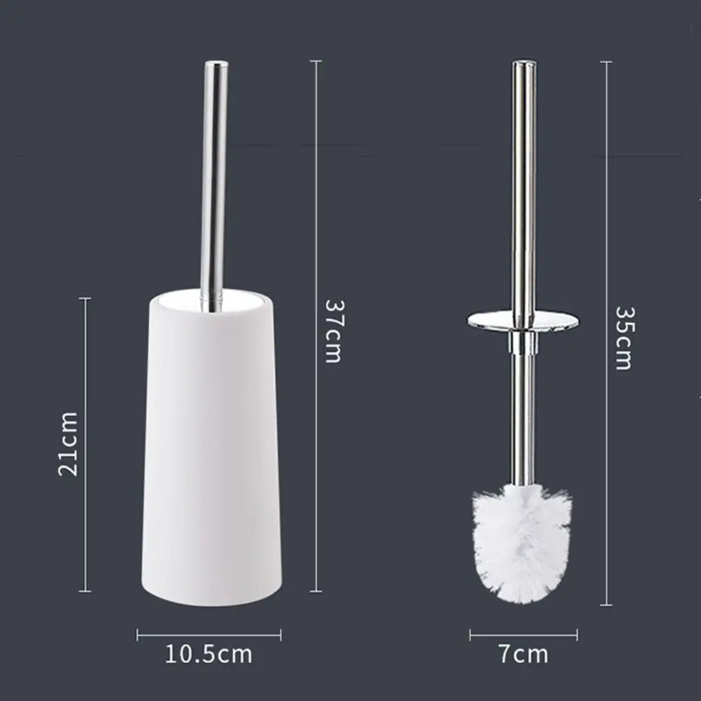 ensemble de brosse de toilette et support autonome pour salle de bain - vue 10 sur 9