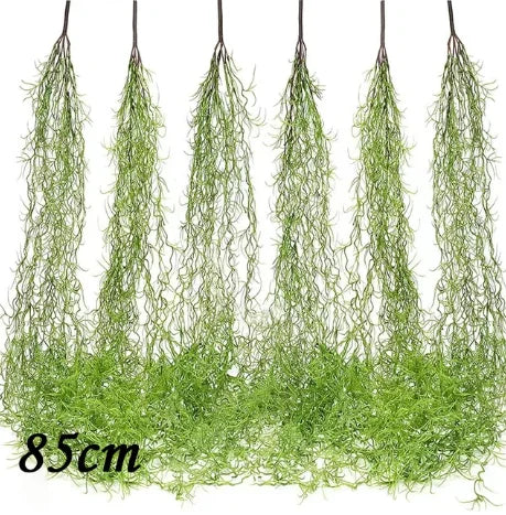 jardinière murale en rotin et osier fait main pour plantes - vue 17 sur 28