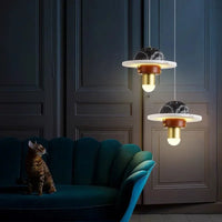 suspension en marbre design nordique pour intérieur moderne
