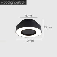 Plafonnier spot anneau led anti-éblouissement monté sur surface pliable