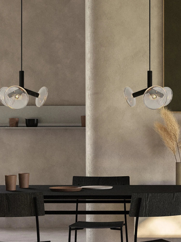 lustre postmoderne en verre style américain pour décoration intérieure - vue 3 sur 14