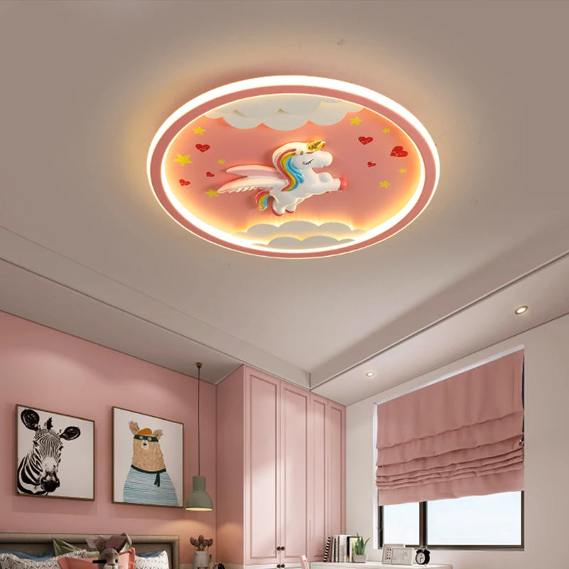 plafonnier led créatif pour chambre d'enfant décorative - vue 6 sur 8