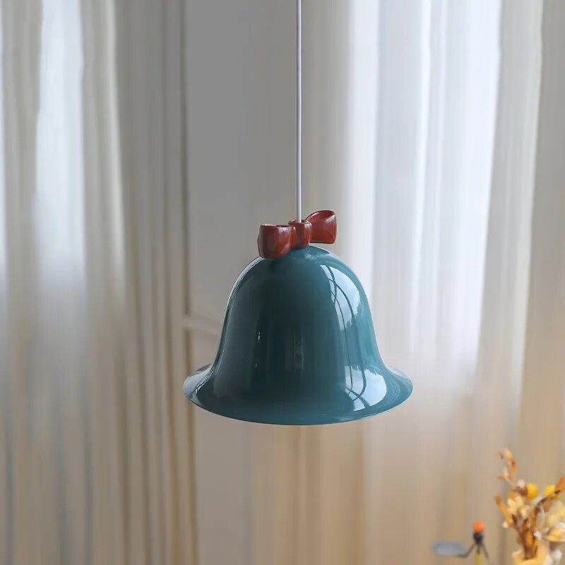 Suspension avec carillon éolien à nœud papillon - vue 5 sur 13