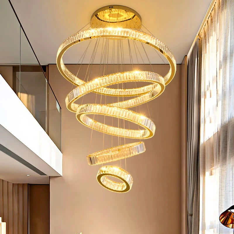 Lustre en cristal de décoration de maison moderne - vue 4 sur 11