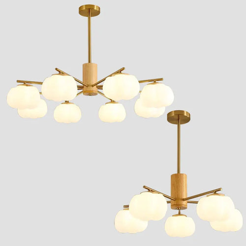 lustre à led moderne design nordique pour décoration intérieure