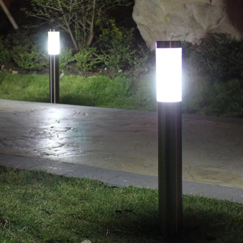 Lampe LED extérieure moderne en acier inoxydable - vue 7 sur 10