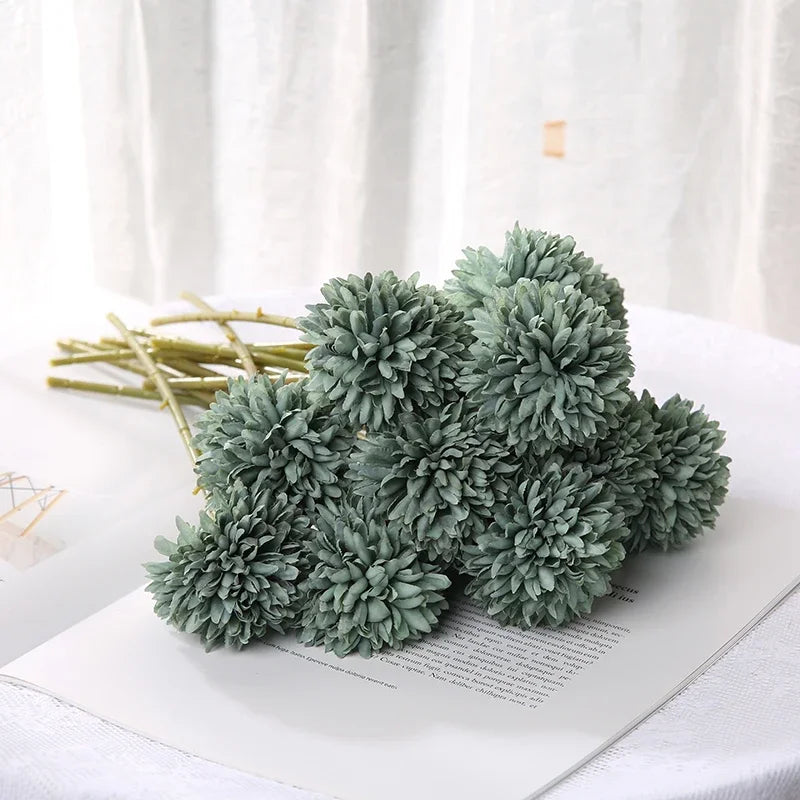 bouquet de fleurs artificielles pour décoration mariage et vases artisanaux - vue 13 sur 15
