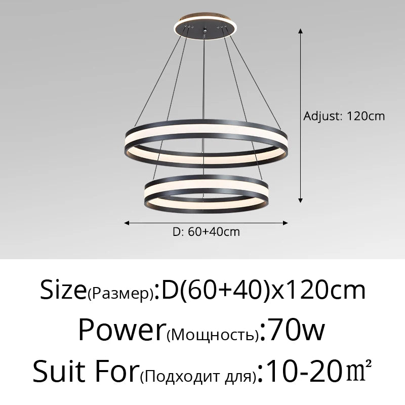 lustre minimaliste moderne italien pour une ambiance luxueuse - vue 13 sur 15