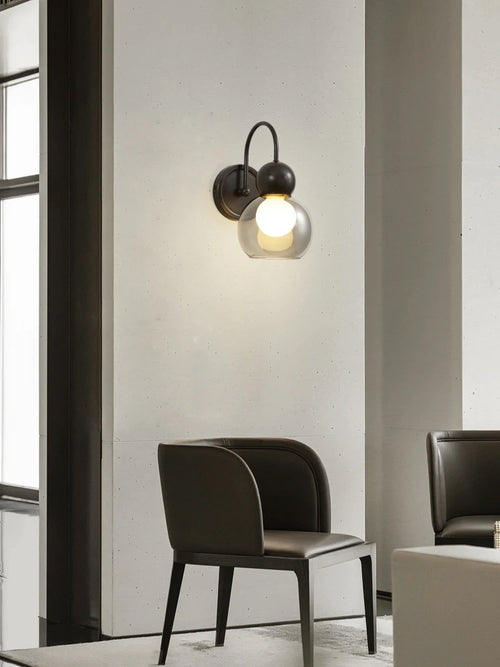 Wandleuchte aus Kupfer im postmodernen Stil für minimalistische Innenräume - vue 2 sur 10