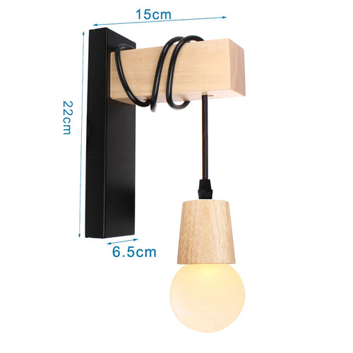 Vintage Wandleuchte im Retro-Loft-Stil für industrielle Dekoration - vue 15 sur 23
