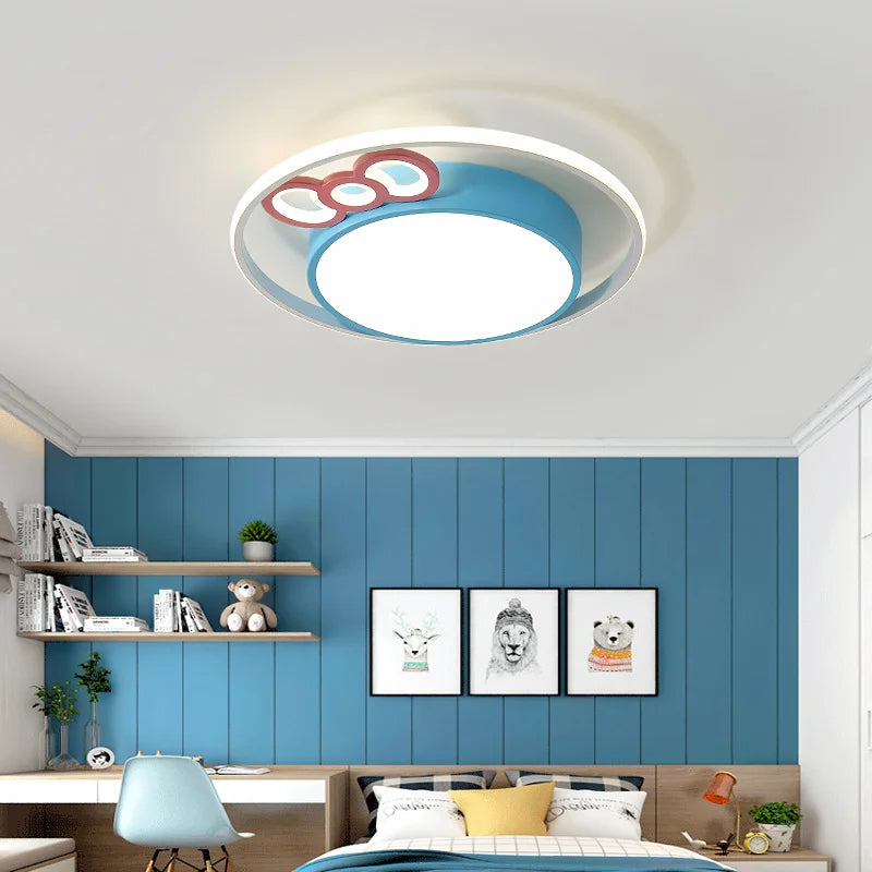 plafonnier led rond pour enfants protection des yeux éclairage doux - vue 7 sur 15