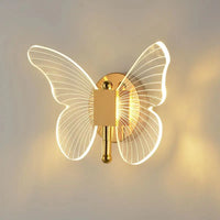 Applique muraleLED papillon acrylique