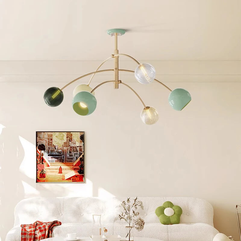 lustre de luxe moderne led pour éclairage intérieur - vue 4 sur 7