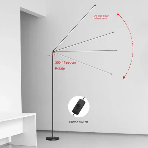 Minimalistischer LED-Stehleuchte superhell zum Lesen - vue 3 sur 18