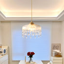 suspension en verre moderne design rétro pour décoration intérieure luxe