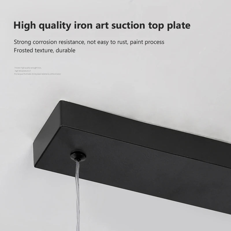 Moderne LED-Pendelleuchte für elegante Innendekoration - vue 6 sur 8