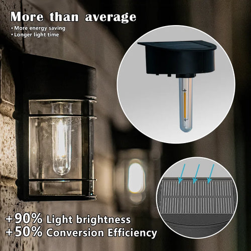 lumière solaire led extérieure pour clôture et paysage