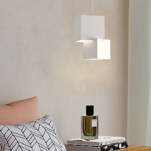 Petite lampe suspendue moderne et Simple pour chambre à coucher