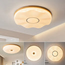 Kreative LED-Deckenleuchte aus Holz im nordischen Loft-Design