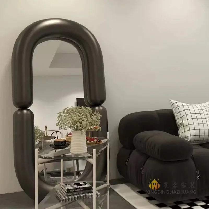 miroir mural ovale décoratif style nordique pour chambre - vue 7 sur 15