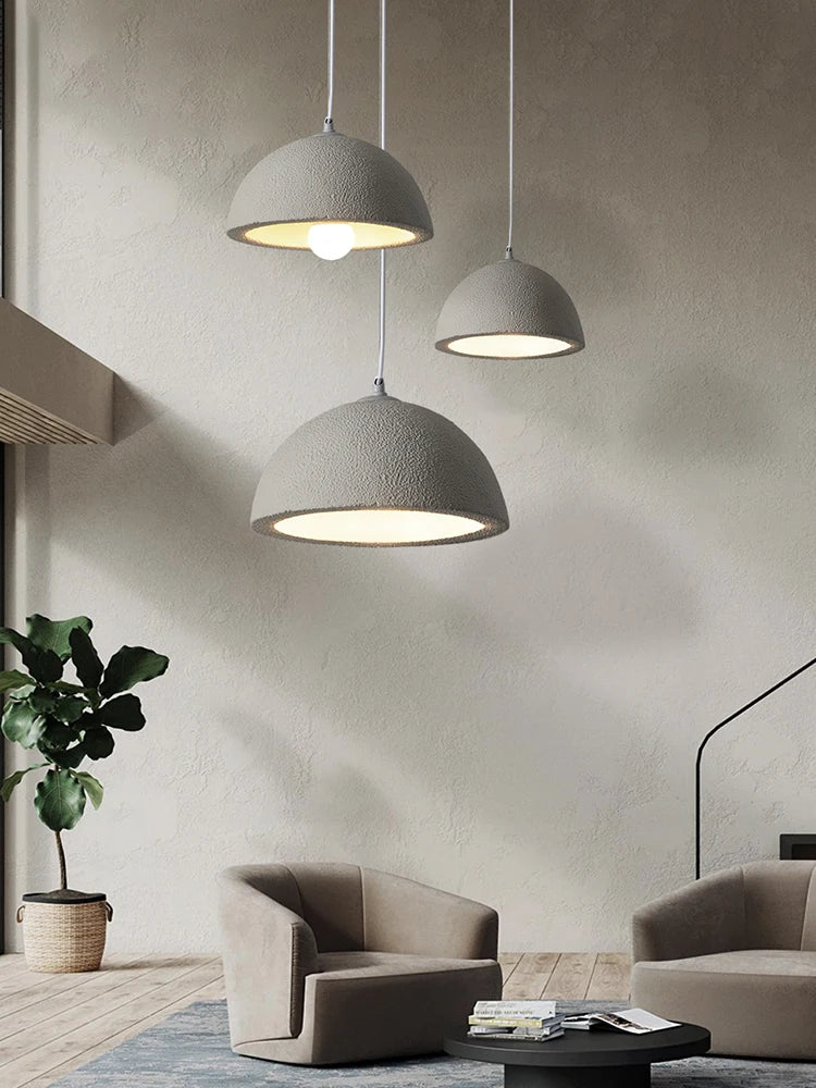 Minimalistischer nordischer Wabi Sabi Kronleuchter für Restaurant und Bar - vue 5 sur 11