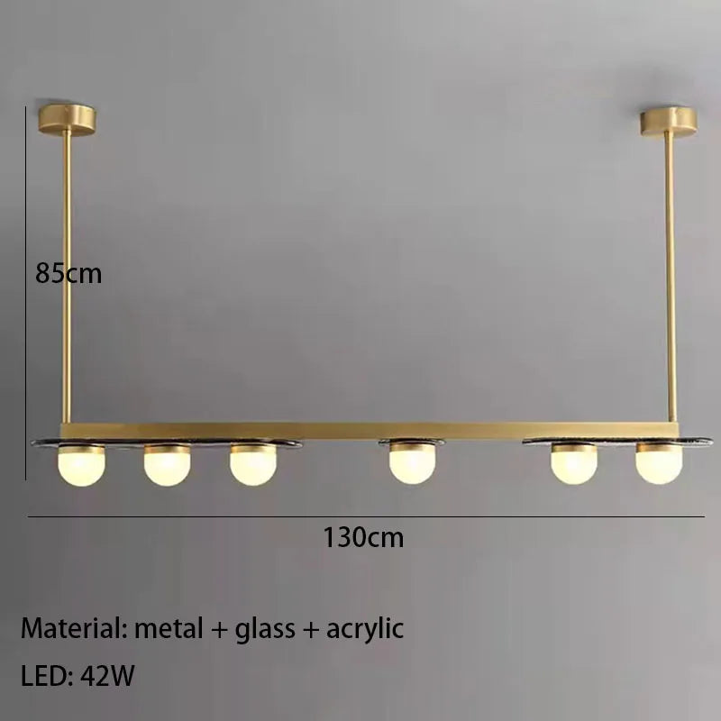 LED-Kronleuchter im Art-Déco-Stil Pendelleuchte - vue 8 sur 8