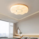 Kreative LED-Deckenleuchte aus Holz im nordischen Loft-Design
