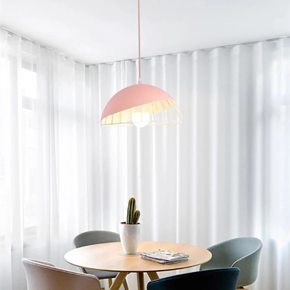 lustre moderne créatif style macaron pour restaurant - vue 4 sur 10