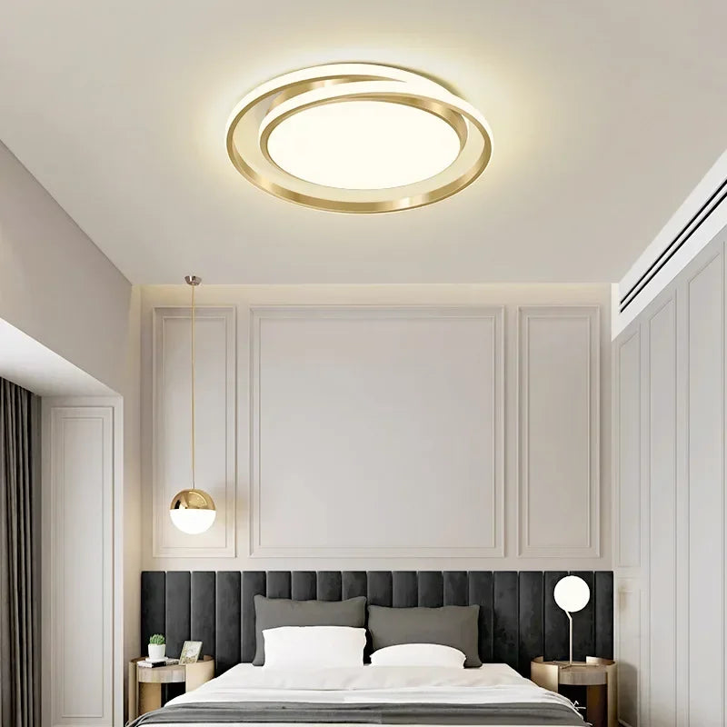 lustre moderne en or pour décoration intérieure élégante - vue 3 sur 10