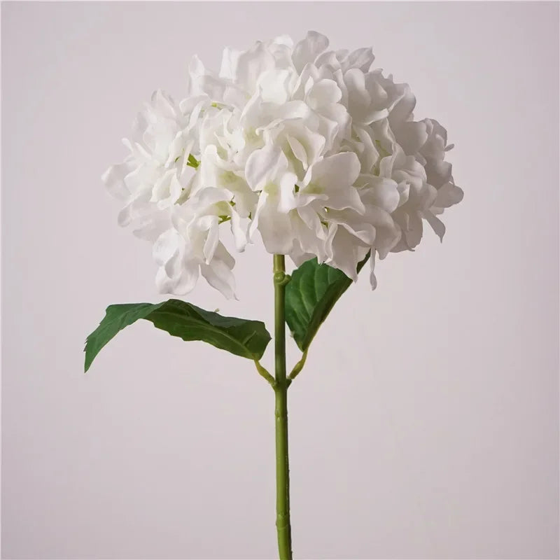 fleurs d'imitation réalistes hortensias décoratifs pour restaurants
