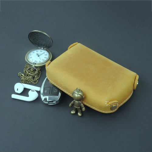 plateau de rangement en cuir véritable pour divers objets - vue 3 sur 13