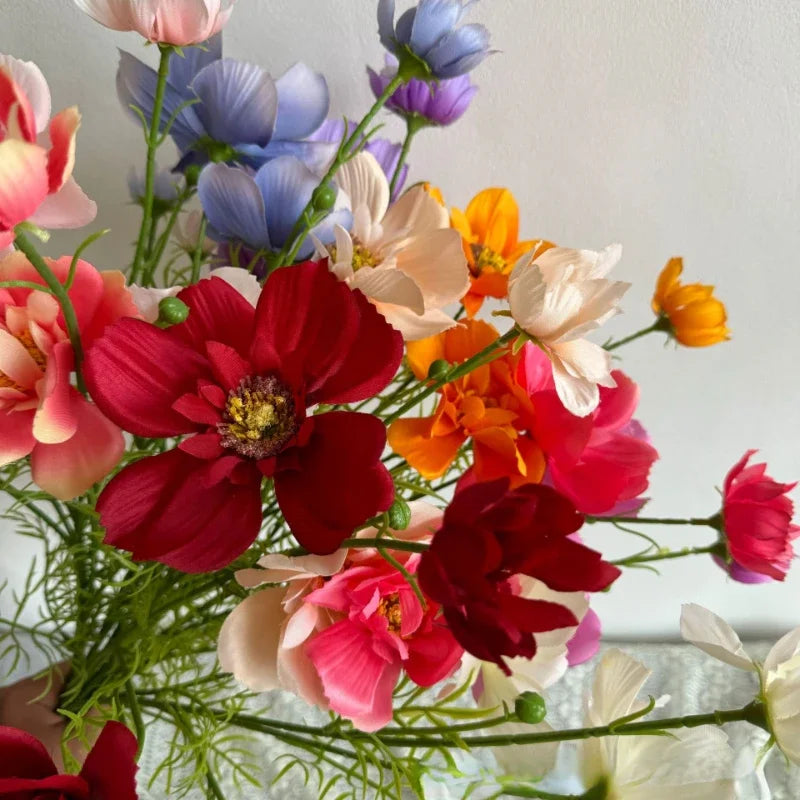 fleurs artificielles en soie pour décoration intérieure et extérieure - vue 4 sur 16
