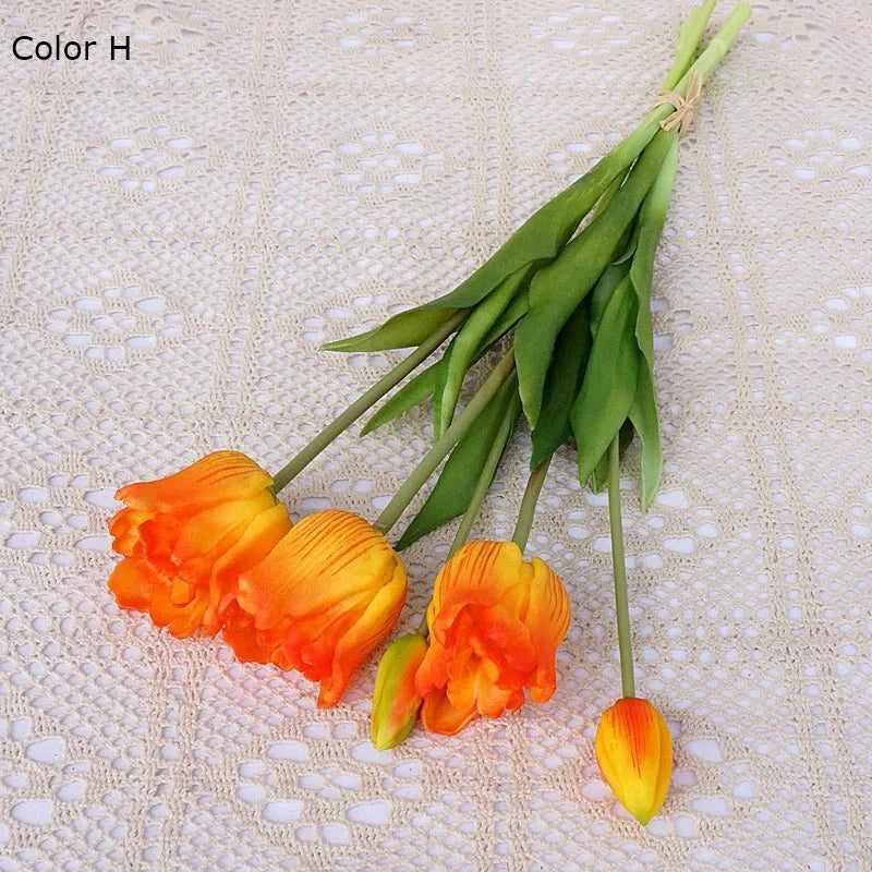 grandes tulipes baroques en silicone décoration de luxe pour événements - vue 6 sur 15