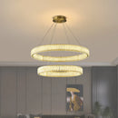 Moderner LED-Kronleuchter aus Kristall im Vintage-Stil für Villen