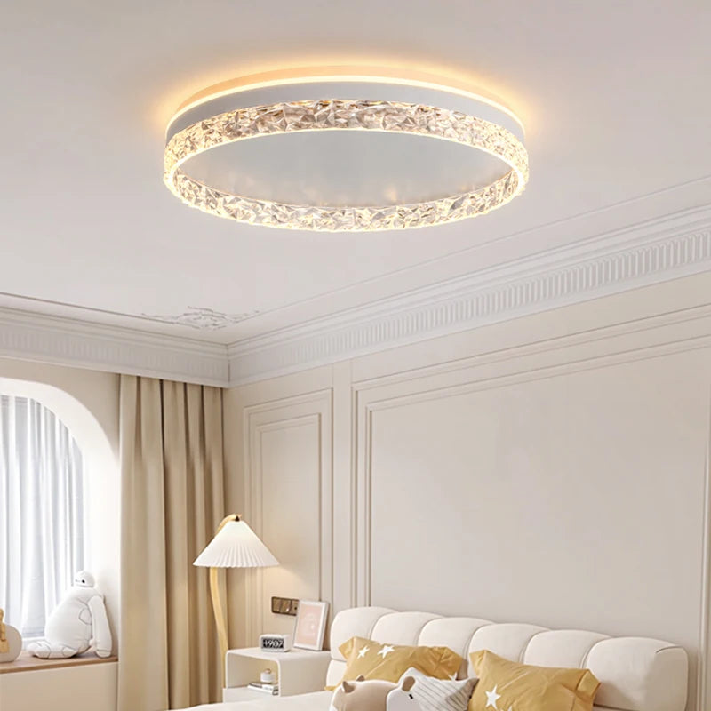 plafonnier moderne luxe diamant design éclairage décoratif intérieur - vue 7 sur 8