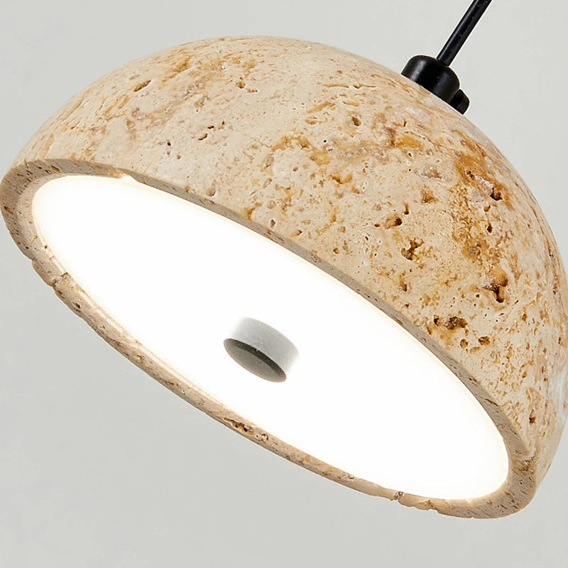 suspension led naturelle pour décoration intérieure moderne - vue 6 sur 6