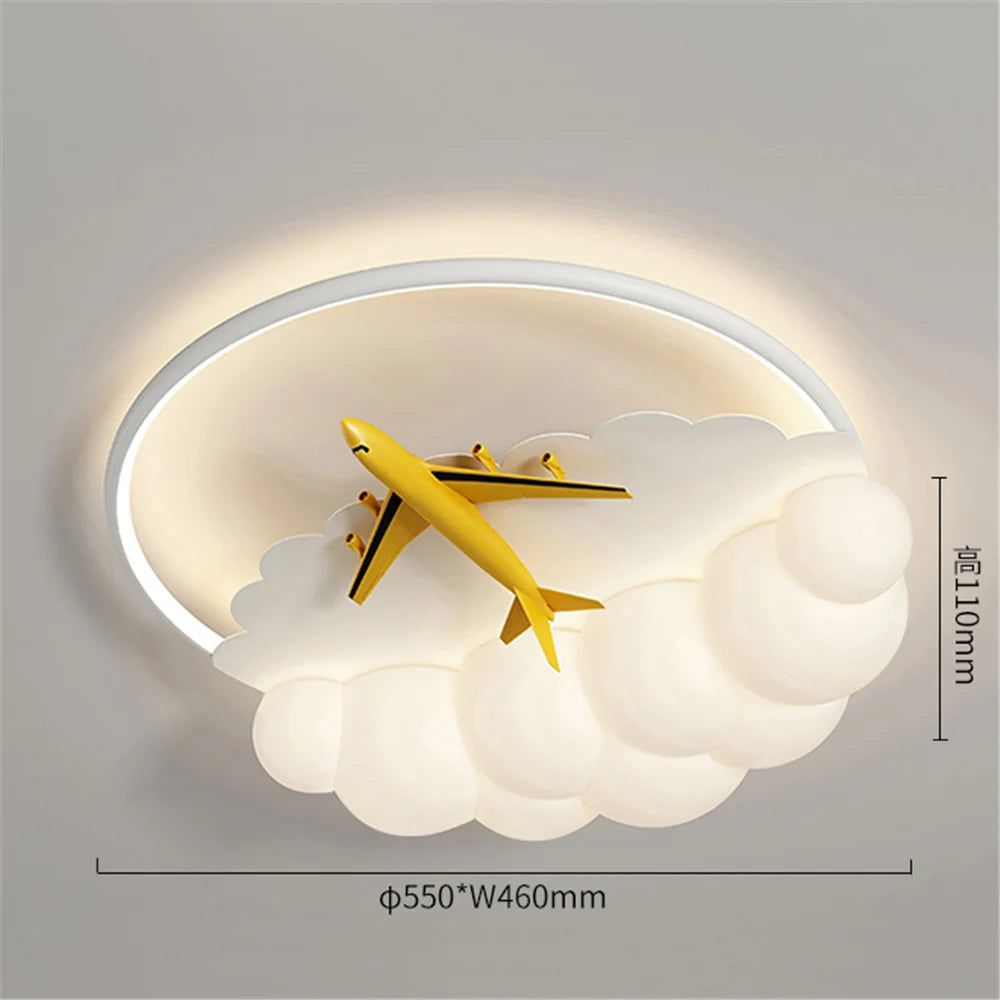plafonnier led créatif en acrylique pour décoration enfant - vue 7 sur 9